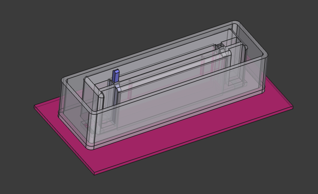 Navad cartridge pro Atari 7800 ve FreeCAD