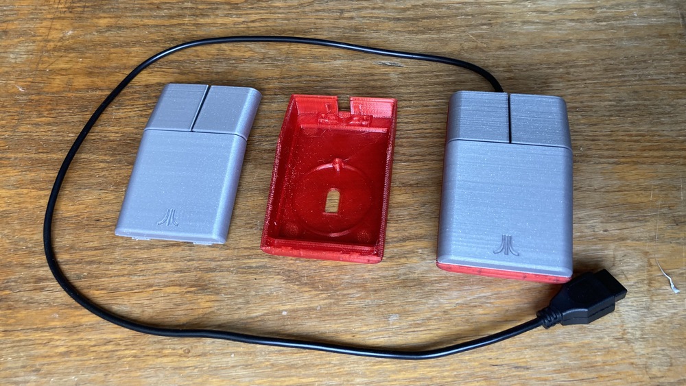 3D tištěná myška k Atari ST
