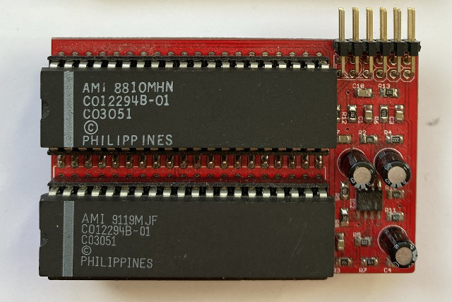 Atari 8bit stereo PCB populated