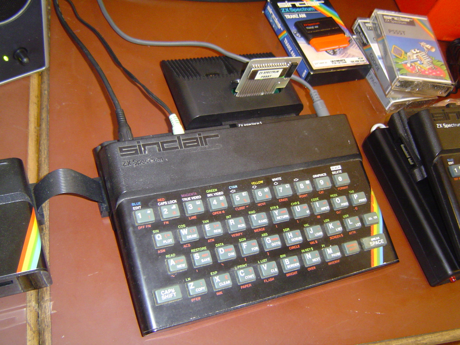 ZX Spectrum with ZX interface 1 and 2