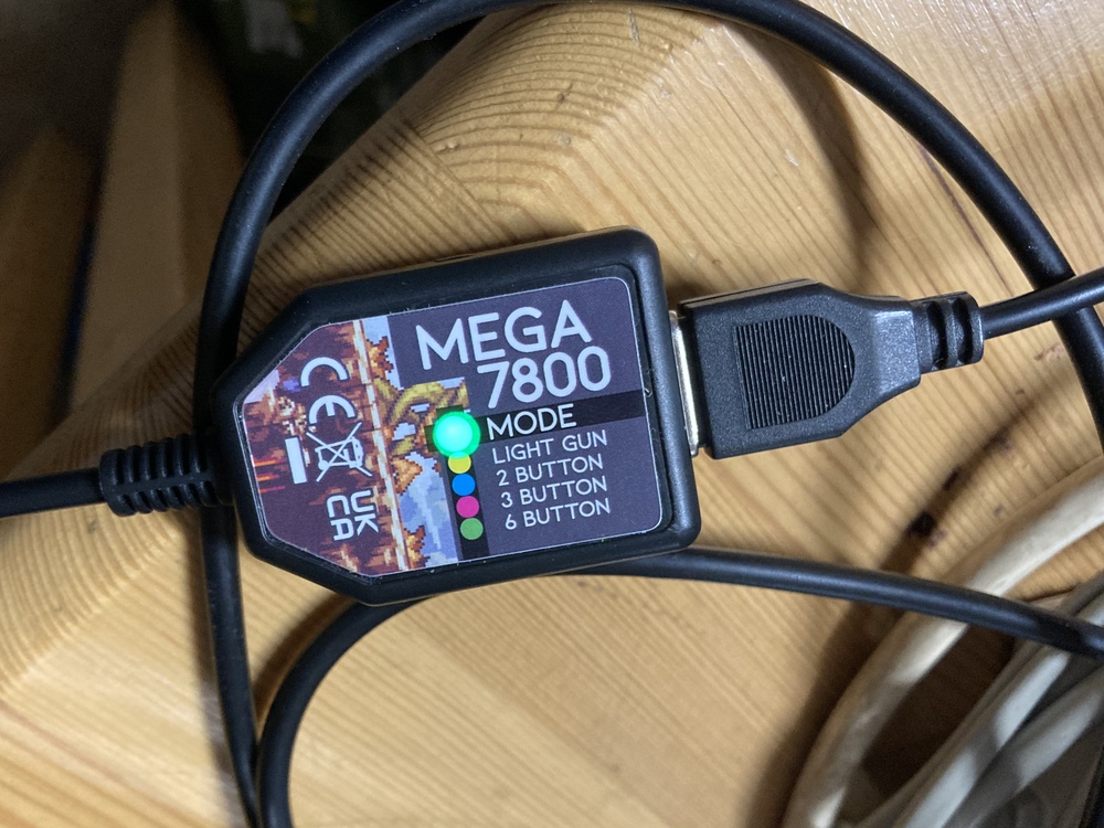 MEGA 7800 megadrive controller adapter