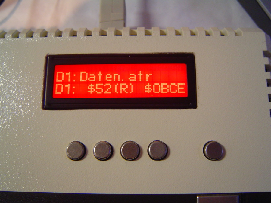 SIO2SD control panel
